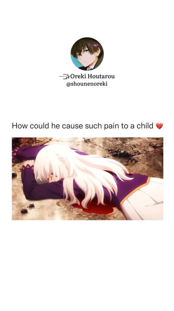 How could he cause so much pain to a child 😢