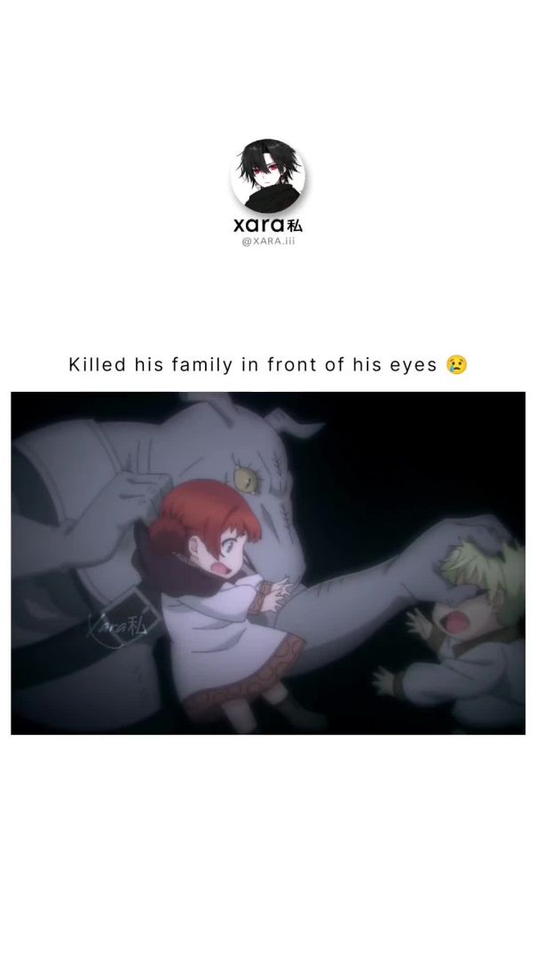 They killed his hole family before his eyes